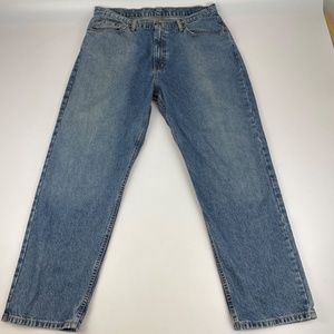 Vintage Polo Jeans Ralph Lauren Men's Sz 38x30 Baggy Jeans Medium Wash High Rise